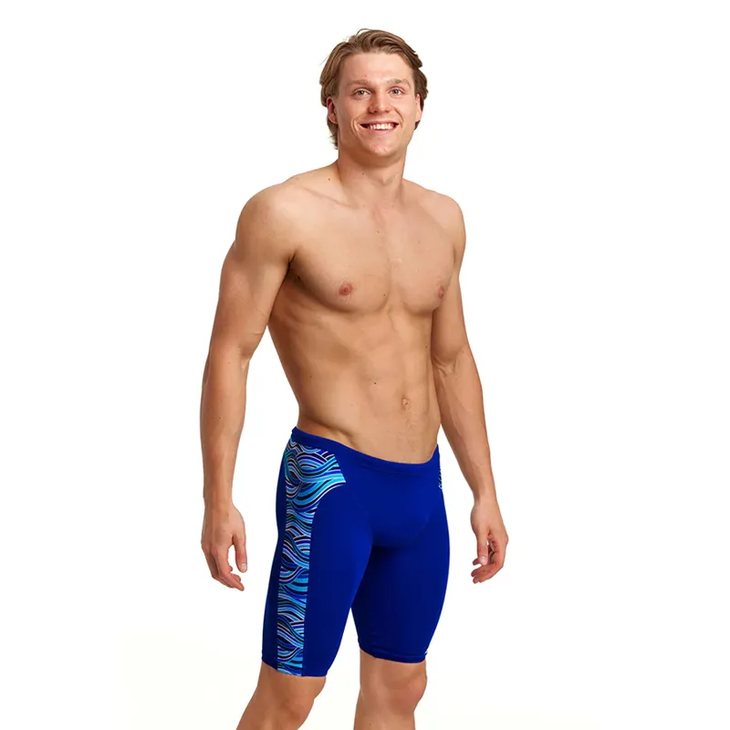 Funky Trunks Men's Eco Training Swim Jammers So Swell-4